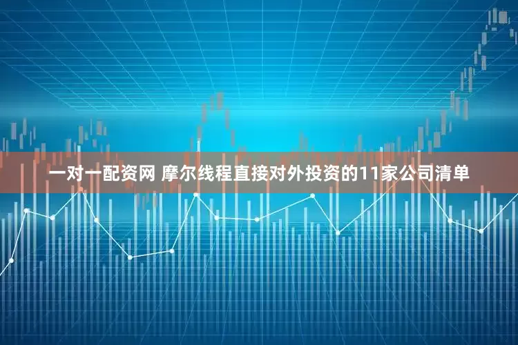 一对一配资网 摩尔线程直接对外投资的11家公司清单